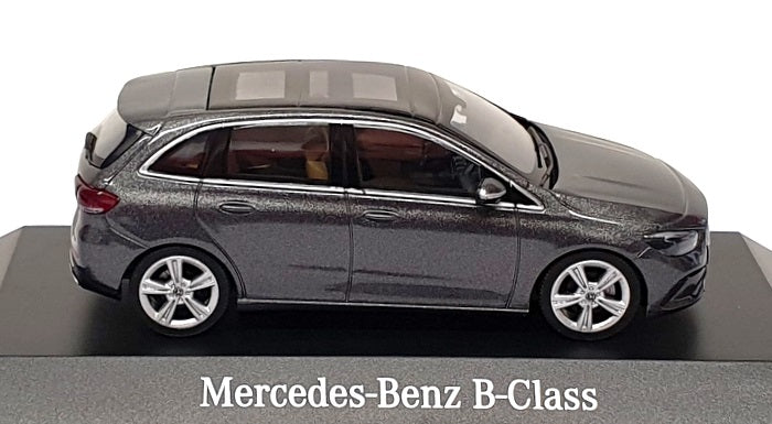 Herpa 1/43 Scale Diecast B6 696 0456 - Mercedes Benz B-Class - Mountain Grey