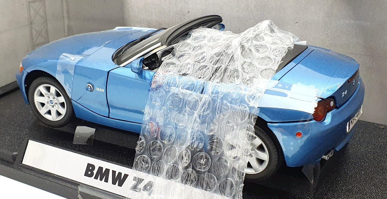 Motor Max 1/18 Scale Diecast 73100 - BMW Z4 Roadster - Light blue