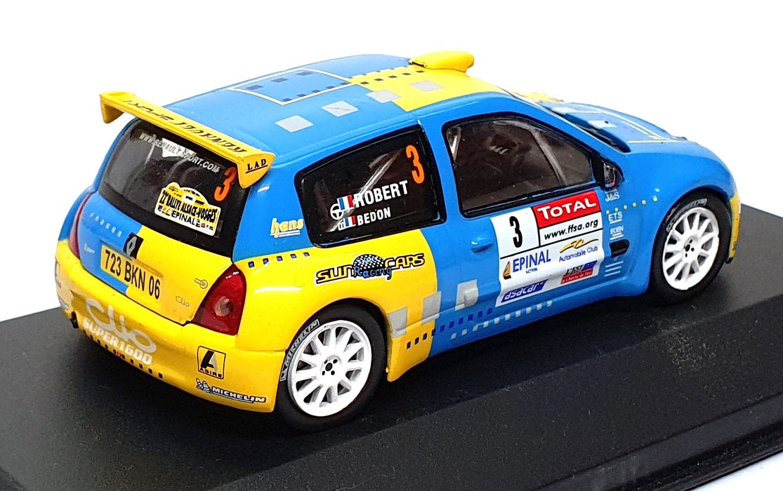 Altaya 1/43 Scale CL2006 - Renault Clio S1600 #3 Rallye Alsace-Vosques 2006
