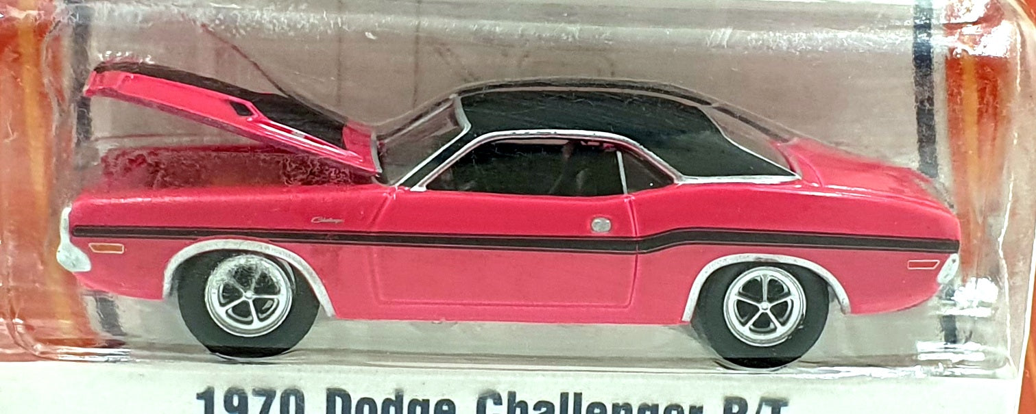 Greenlight 1/64 Scale 13050 - 1970 Dodge Challenger R/T - Pink