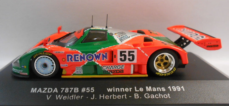 Ixo 1/43 Scale LM1991 MAZDA 787B #55 WINNER LE MANS 1991