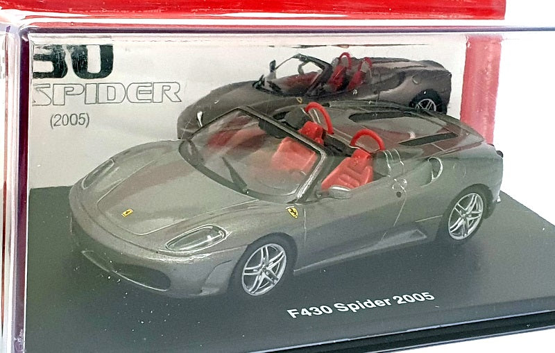 Altaya 1/43 Scale Diecast 5425B - 2005 Ferrari F430 Spider - Met Grey