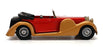 Matchbox Models of Yesteryear Y-11 - 1938 Lagonda D/Head Coupe - Met. Red/Gold