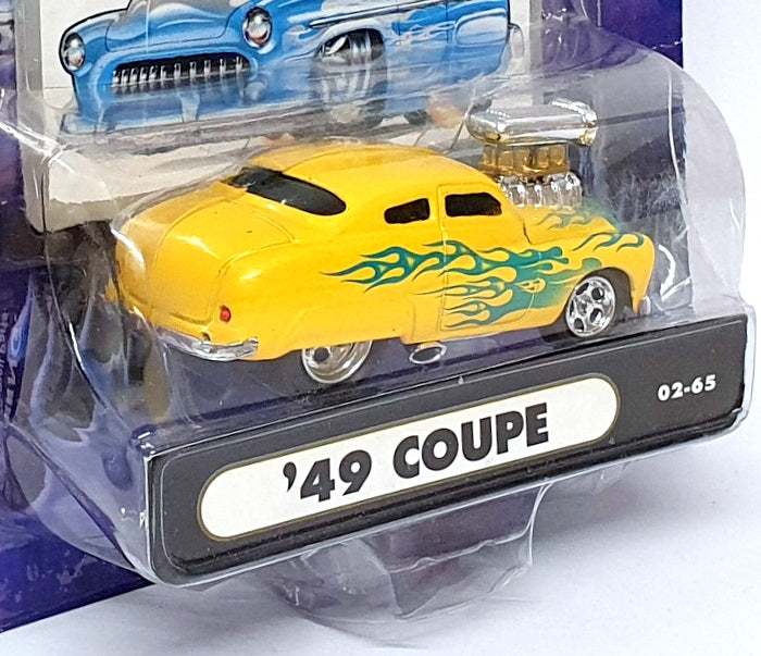 Muscle Machines 1/64 Scale 71151 02-65 - 1949 Mercury Coupe - Yellow/Green