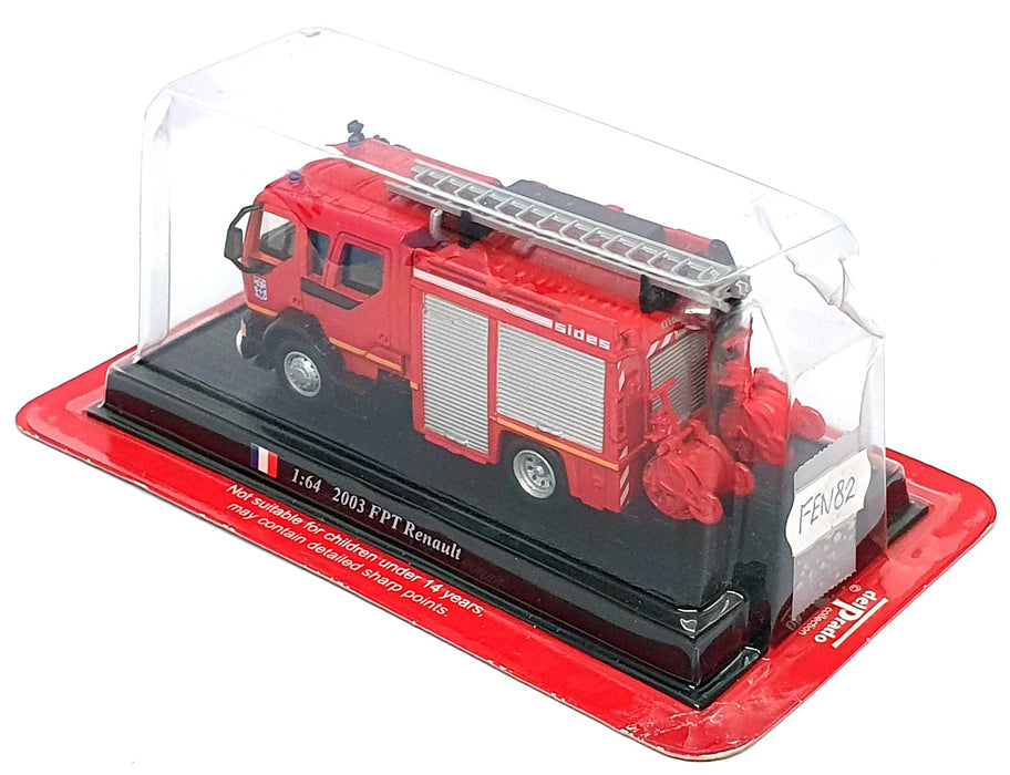 Del Prado 1/64 Scale FEN82 - 2003 Renault FPT Fire Engine - Red