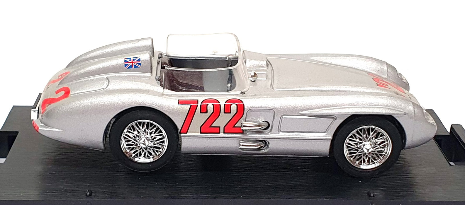 Brumm 1/43 Scale R190 - Mercedes Benz 300 SLR Roadster #722 Mille Miglia