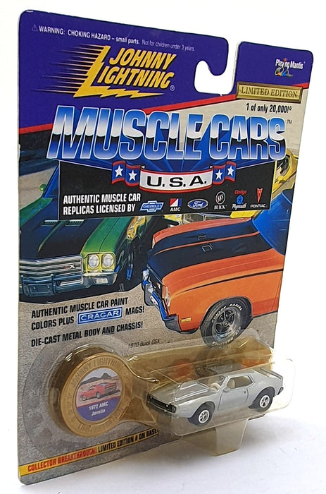 Johnny Lightning 1/64 Scale 202-01 Muscle Cars 1972 AMC Javelin - Silver