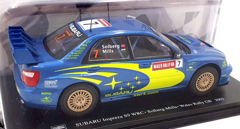 Hachette 1/24 Scale G113U009 - Subaru Impreza S9 WRC Wales 2003 P.Solberg