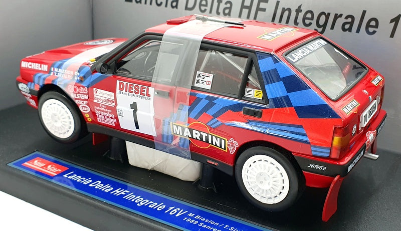 Sun Star 1/18 Scale Diecast 3105 Lancia Delta HF Intergrale 1989 Martini Baison