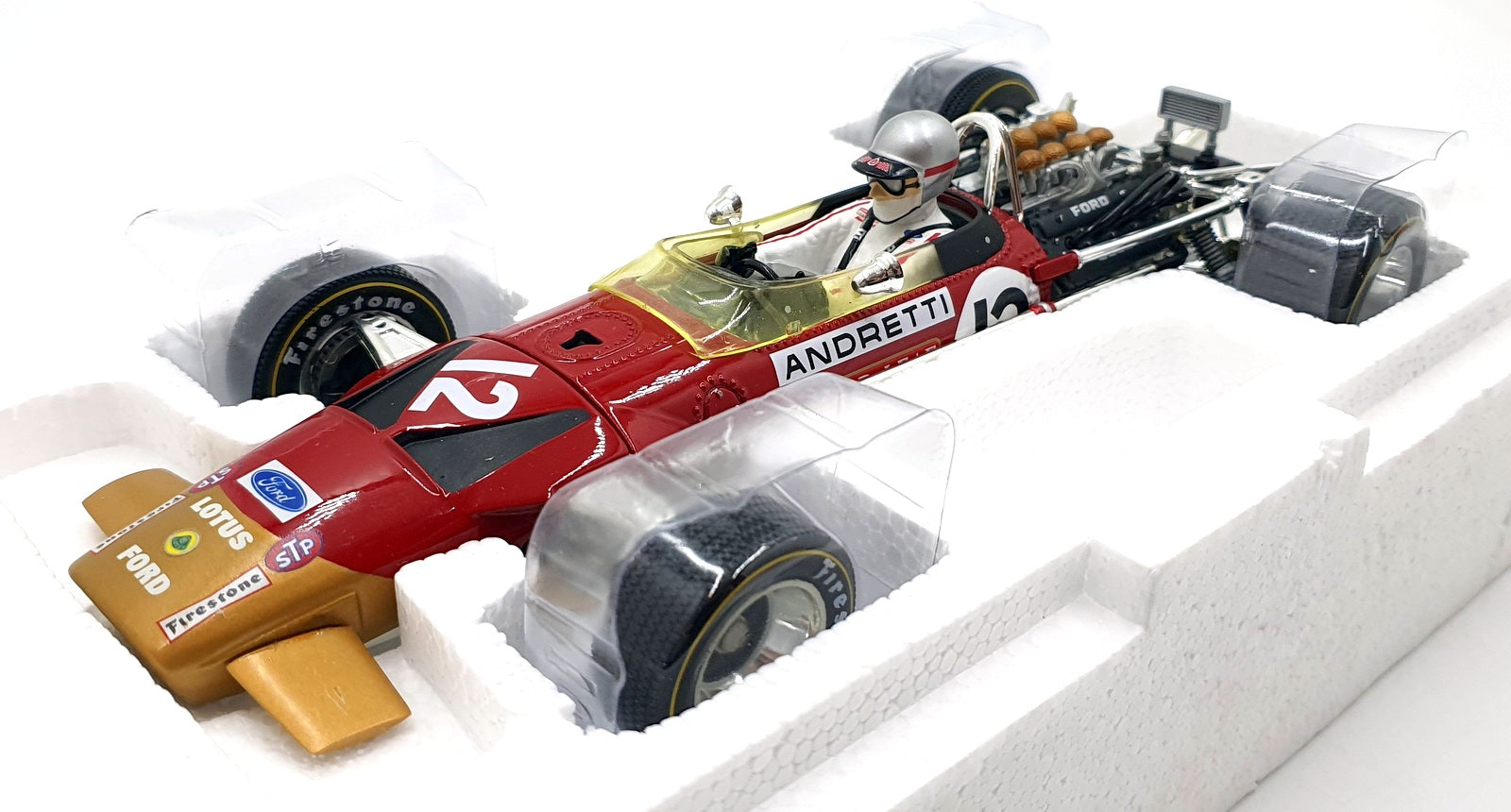 Quartzo 1/18 Scale Diecast Q9004 - Lotus 49B USA 1968 Mario Andretti