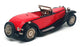 Tin Wizard 1/43 Scale 302 - 1930 Bugatti Type 49 Cabriolet - Red/Black