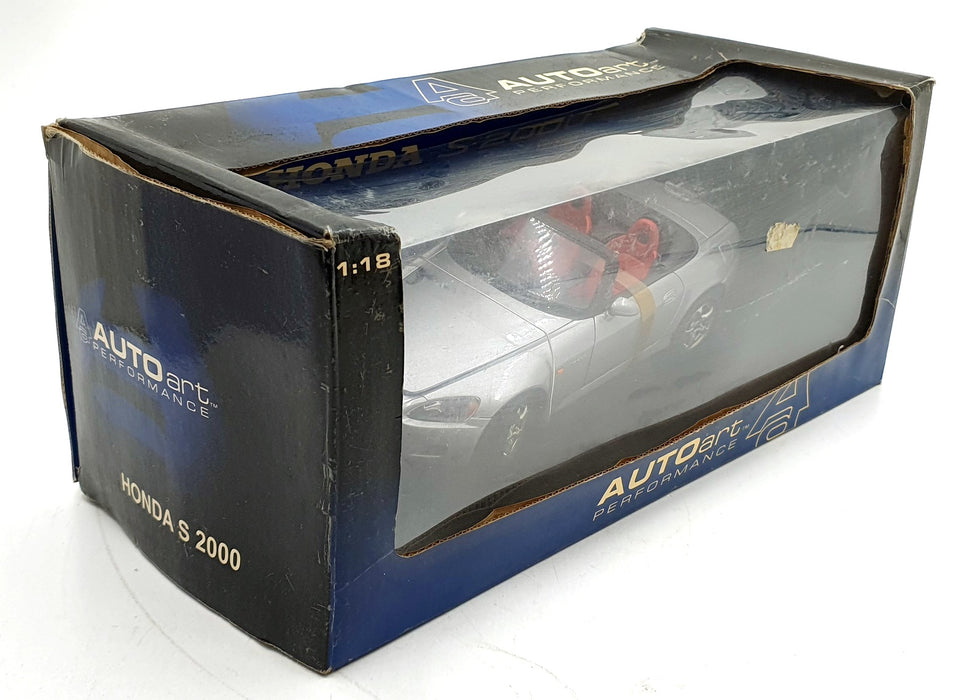 Autoart 1/18 Scale Diecast 73212 - Honda S 2000 RHD Japanese Version - Silver