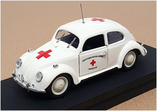 Rio Models 1/43 Scale SL086 - Volkswagen Beetle Deutche Red Cross - White