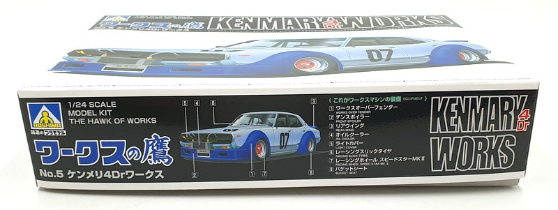 Aoshima 1/24 Scale Kit 66935 - Nissan Skyline 4Dr Kenmary Works