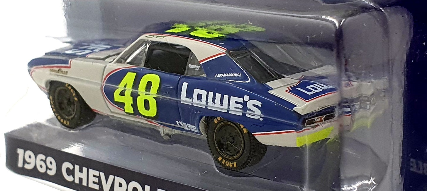 Greenlight 1/64 Scale 30493 - 1969 Chevrolet Camaro #48 1st Win Tribute Johnson