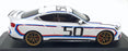 Norev 1/18 Scale Diecast 80 43 2 864 218 - BMW 3,0 CSL #50 MPower - White