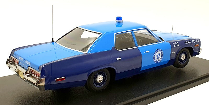 KK Scale 1/18 Scale KKDC181154 - 1974 Dodge Monaco - Massachusetts State Police