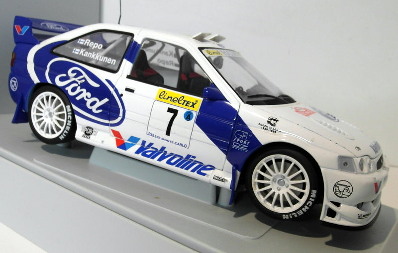 UT Models 1/18 Scale Diecast 39850 Ford Escort Cosworth WRC Kankkunen Repo 1998