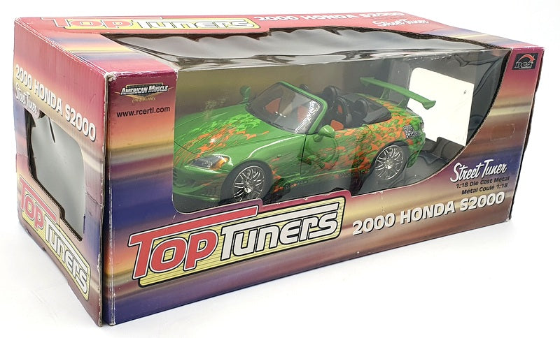 Ertl 1/18 Scale Diecast 33712 - 2000 Honda S2000 Street Top Tuner Green