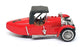 Brumm 1/43 Scale Diecast R4 - 1929 Darmont Cyclecar #7 - Red