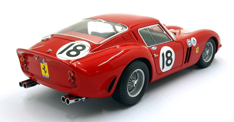 Kyosho 1/18 Scale KS08438F - Ferrari 250GTO #18 Daytona 3H 1963 - Red