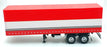 KK Scale Road Kings 1/18 Scale RK180160 Semi Automatic Truck Trailer Red/White