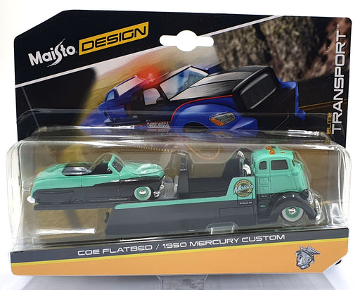 Maisto 1/64 Scale Diecast 15055 1950 Mercury Custom/COE Flatbed - Mint Green
