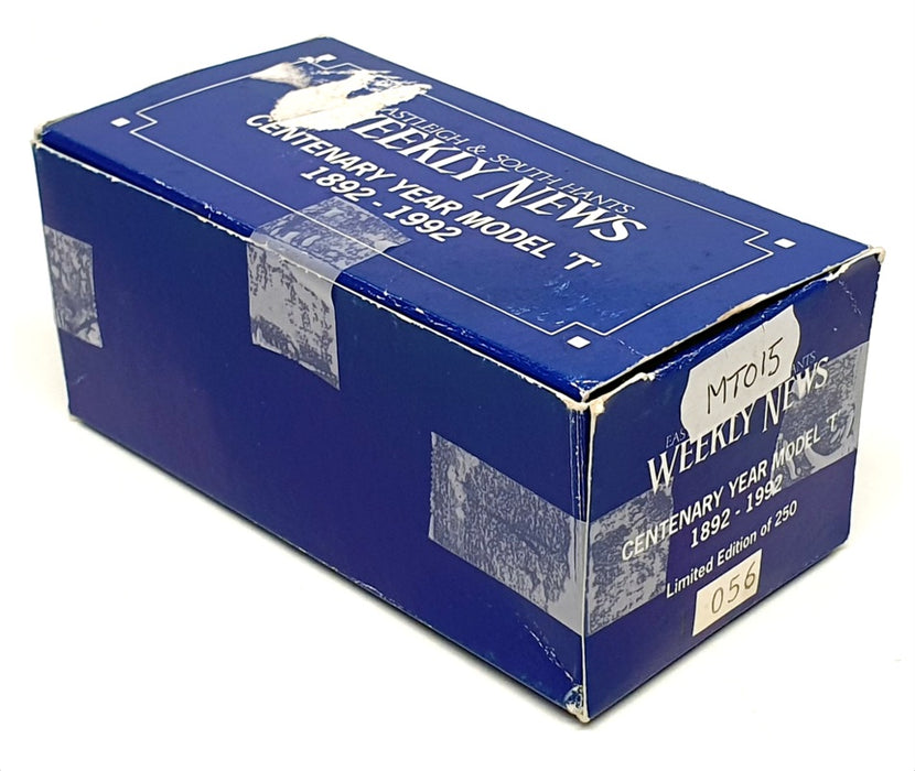 Corgi 9cm Long Diecast MT015 - 1915 Ford Model T Van "Weekly News" - Blue