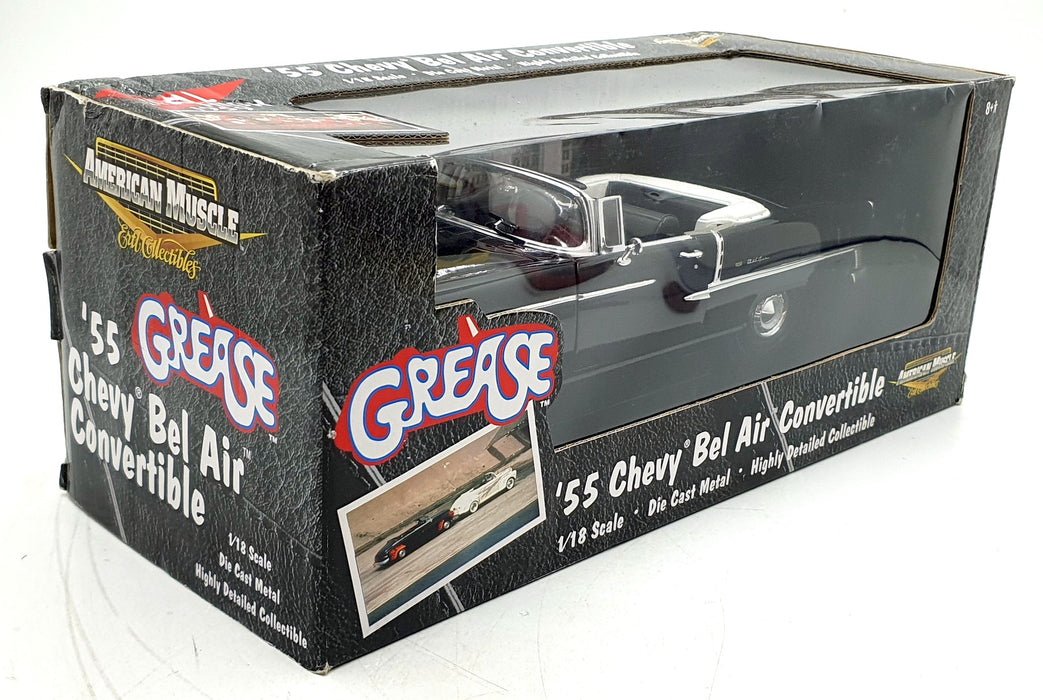 ERTL 1/18 Scale Diecast 36602 - 1955 Chevy Bel Air Grease - Black