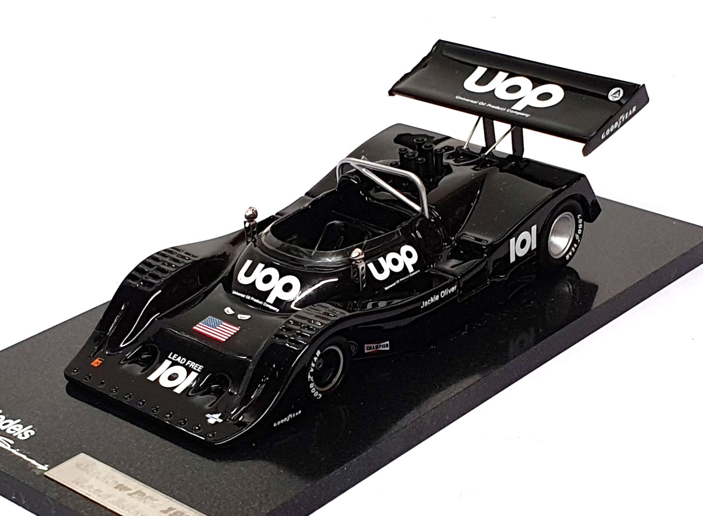 Marsh Models 1/43 Scale MM58 - 1974 Shadow DN4 #101 J. Oliver - Black