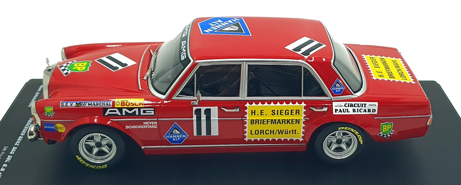 Werk83 1/18 Scale Diecast W18030009 Mercedes 300 SEL 6.8 #11 24h Ricard 1971