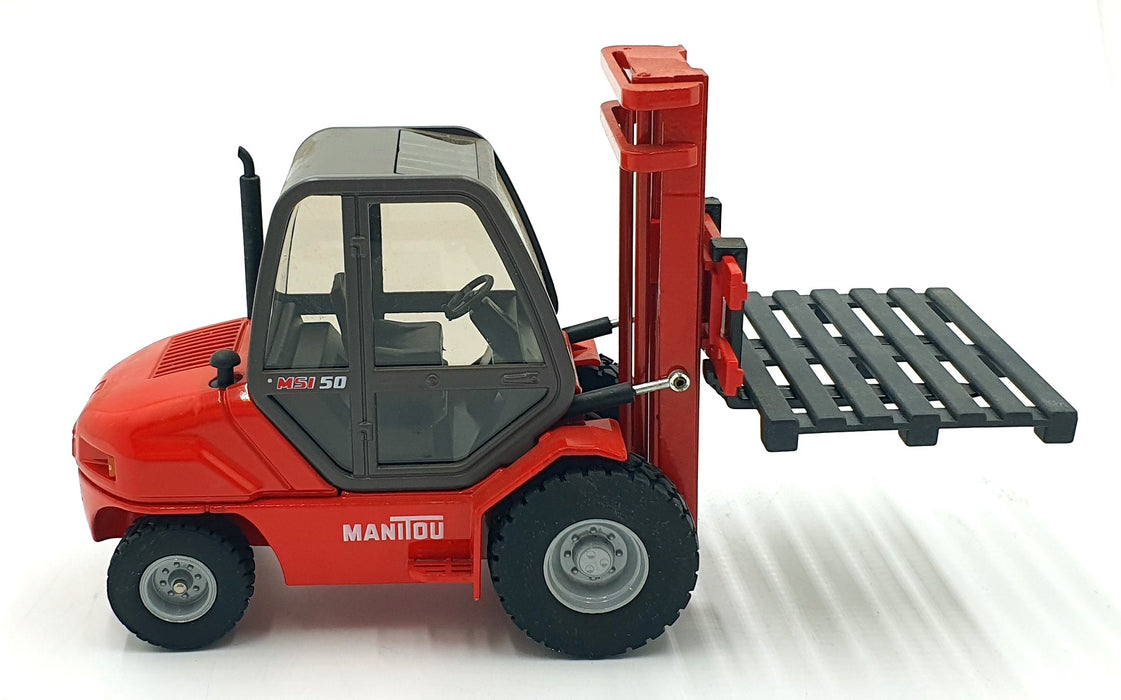Joal 1/25 Scale Diecast 200 - Manitou MSI 50 Forklift - Red/Grey
