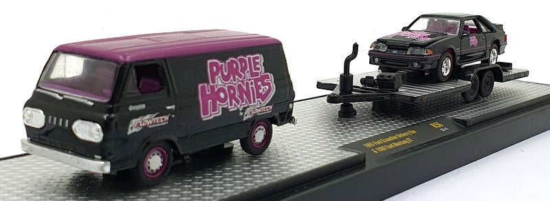 Castline M2 Machines 1/64 Scale F R56 1965 Ford Ecoline Van & 1932 Mustang GT