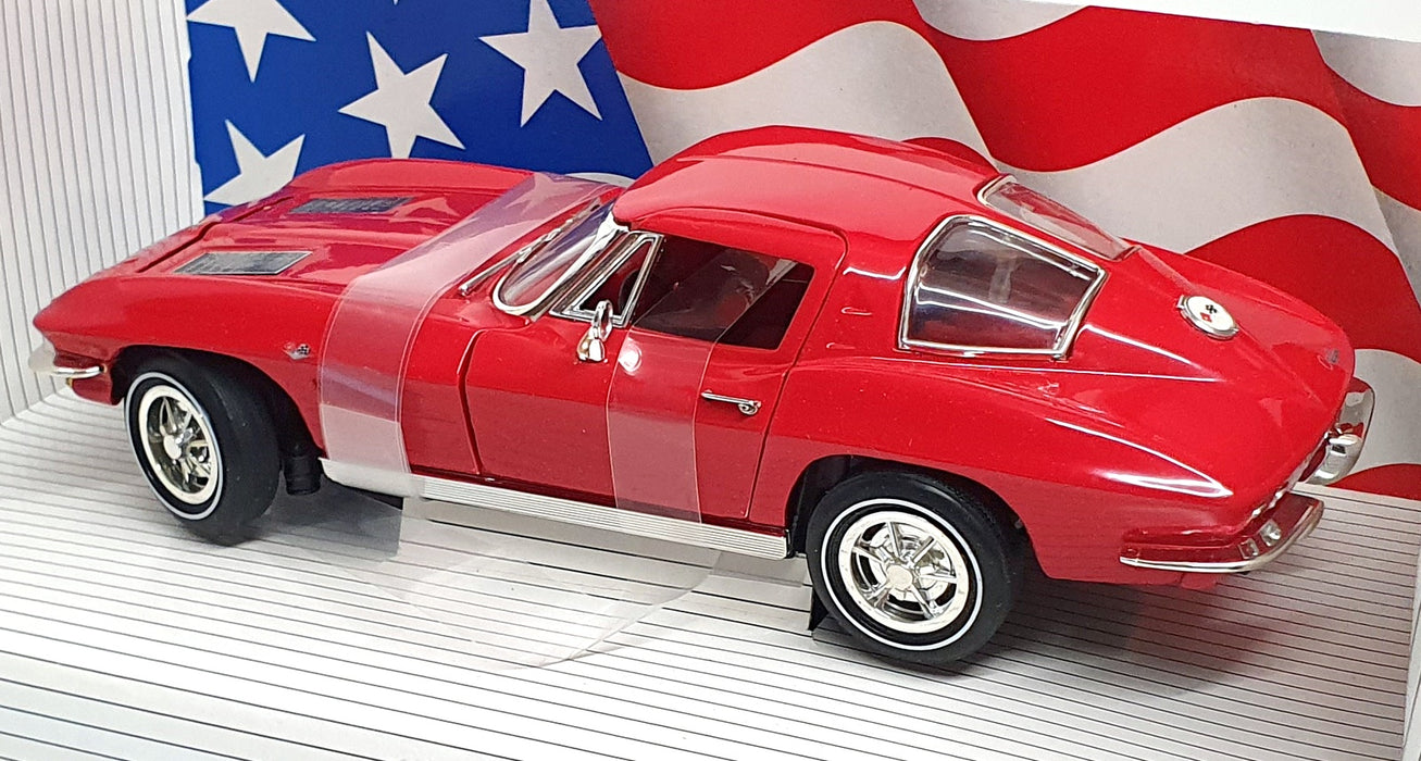 Ertl 1/18 Scale Diecast 7359 - 1963 Chevrolet Corvette Stingray - Red