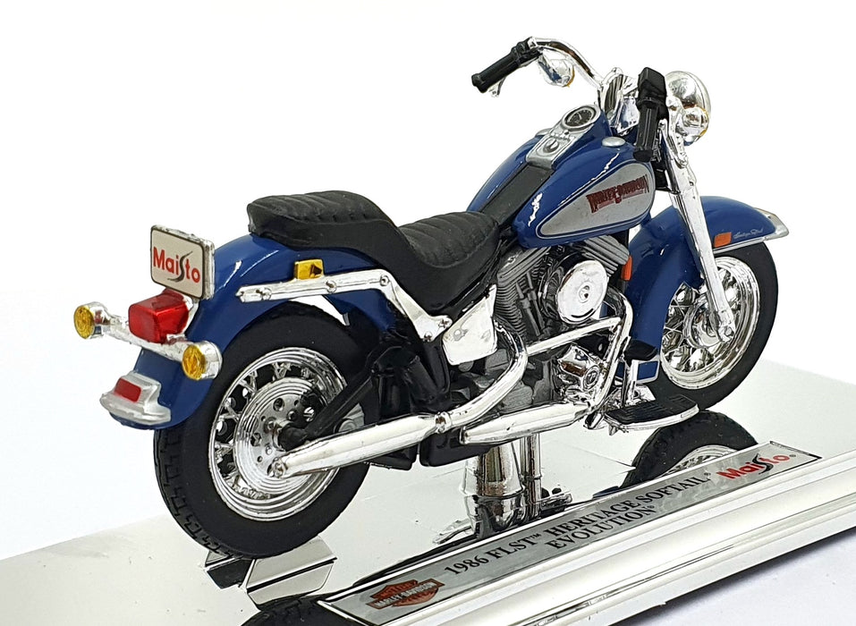 Maisto 1/18 Scale 39712 - Harley Davidson 1986 FLST Heritage Softail Evolution