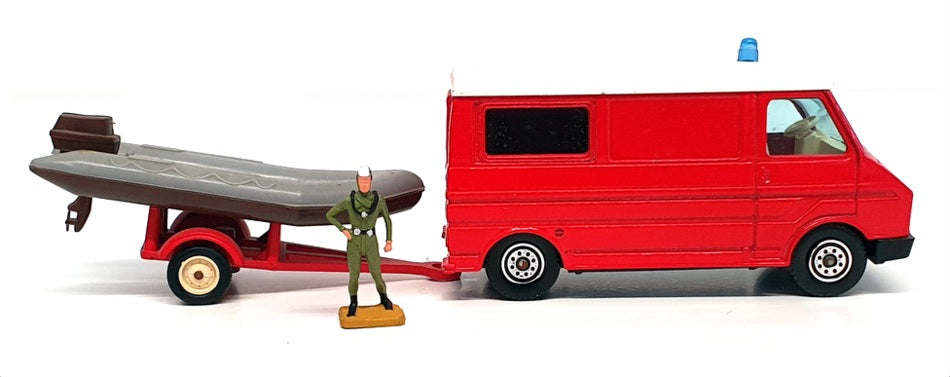 Solido Toner Gam 1/50 Scale 371 - Citroen C35 & Dingy Fire Dept. - Red/White