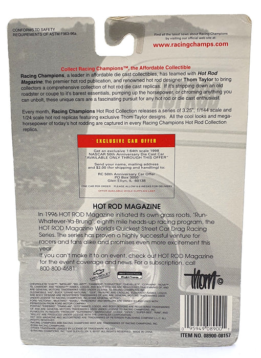 Johnny Lightning 1/60 Scale 08157 Hot Rods Collector #104 1951 Studebaker