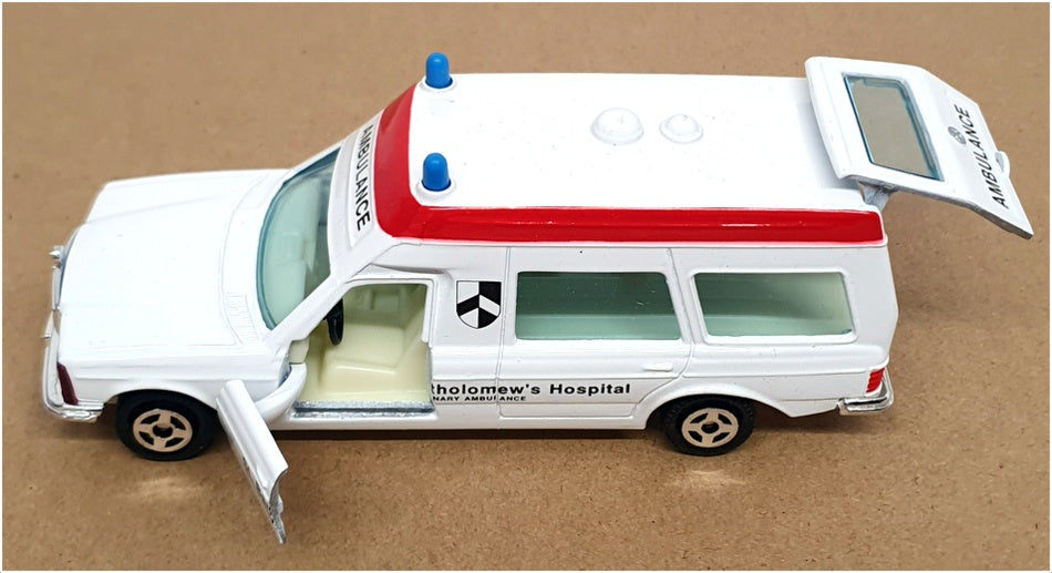 Corgi 1/36 Scale C406-10 - Mercedes Ambulance "St. Bartholomew's" - White