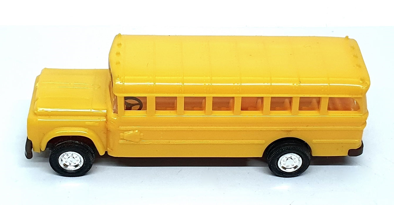 Lindberg Appx 8.5cm Long Plastic Model No. 23 - School Bus - Yellow