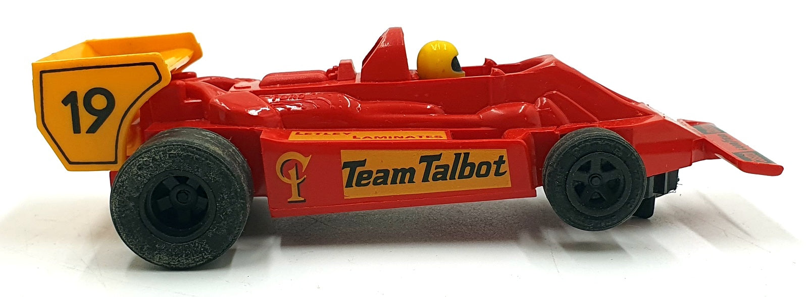 Scalextric 1/32 Scale Slotcar C102 - Team Talbot #19 - Yellow Helmet