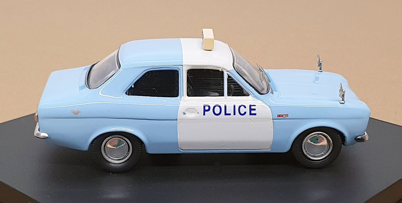 Trofeu 1/43 Scale 523 - Ford Escort Mk1 1300 GT Police Car - Lt. Blue/White