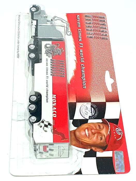 Adtruck 52895 - Peterbilt F1 Truck Monaco 2005 Michael Schumacher