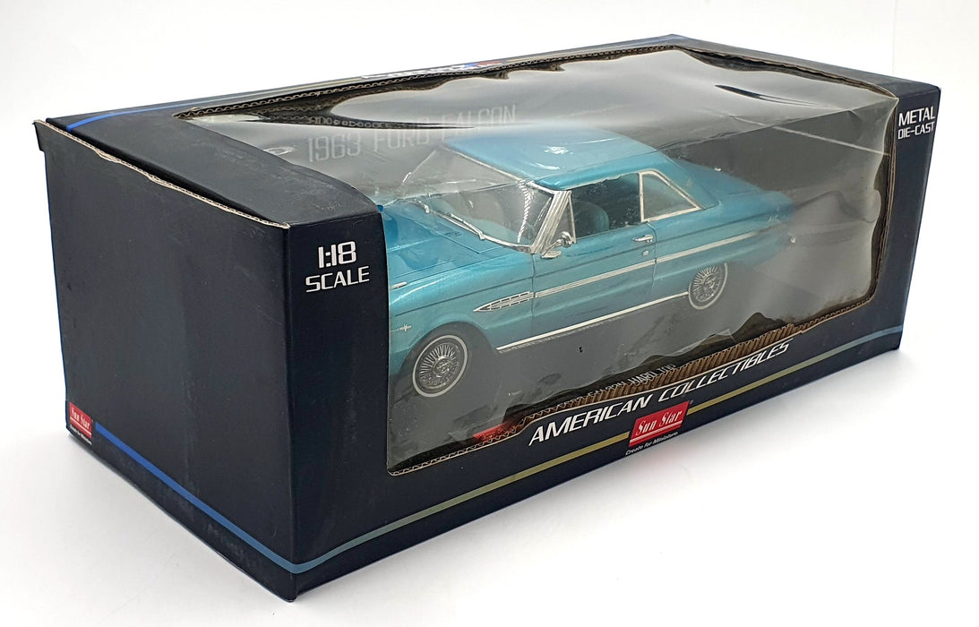 Sun Star 1/18 Scale 4542 - 1963 Ford Falcon Hard Top - Ming Green