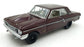 Precision 100 1/18 Scale Diecast 33057A 1964 Ford Fairlane Thunderbolt Dark Red