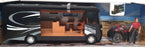 New Ray 35cms Long 37356 Polaris Sportsman XP 1000 Motor Home/Articulated Figure