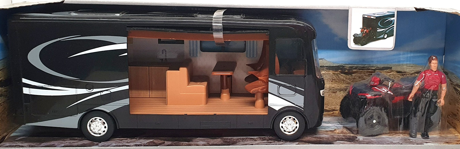 New Ray 35cms Long 37356 Polaris Sportsman XP 1000 Motor Home/Articulated Figure
