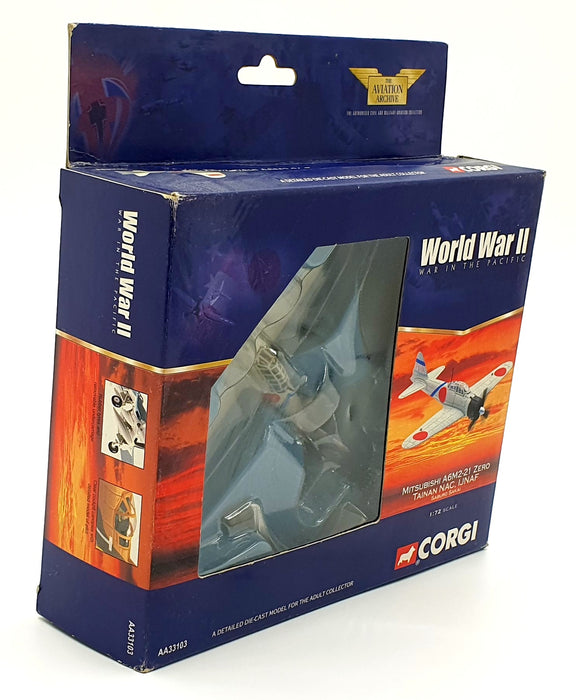 Corgi 1/72 Scale AA33103 - Mitsubishi A6M2-21 Zero Tainan NAC IJNAF Saburo Sakai
