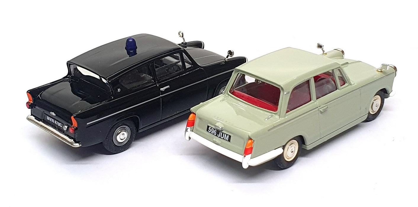 Vanguards 1/43 Scale HB1002 - Ford Anglia Police Triumph Herald - Heartbeat Set