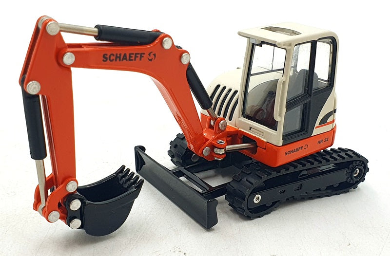 Brami Modell 1/50 Scale 21024A - Schaeff HR 32 Raupenbagger - White/Red