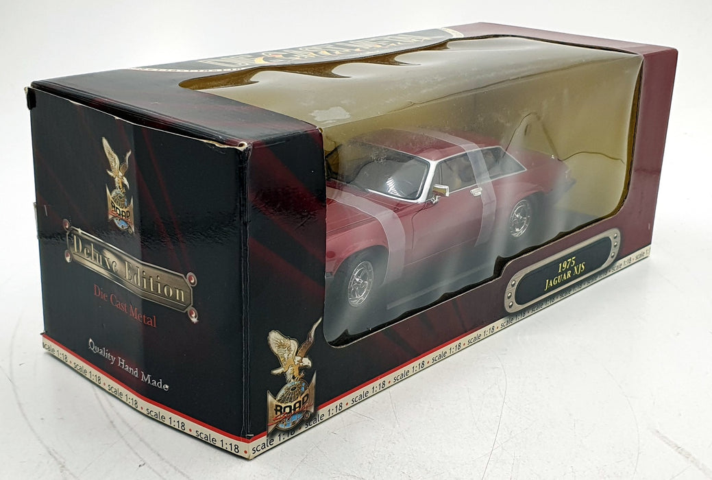 Road Signature 1/18 Scale Diecast 92658 - 1975 Jaguar XJS - Dark Red